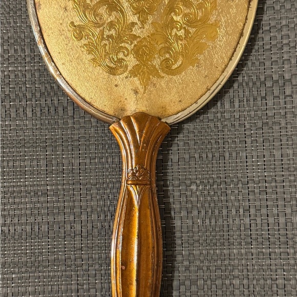 Source Unknown Other - Gold and Brown Antique Vintage Mirror